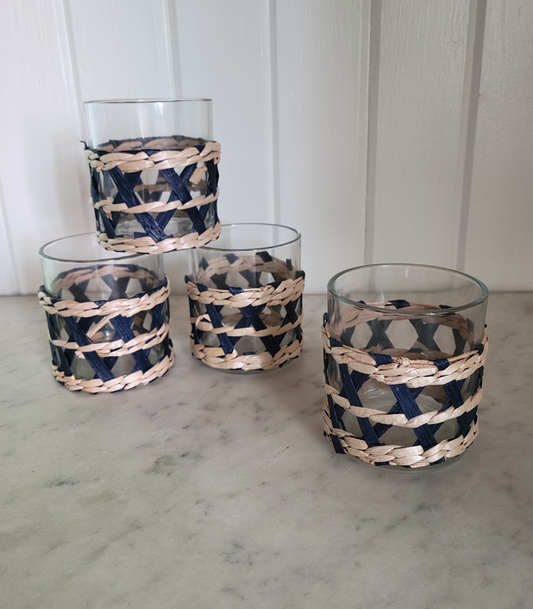 Wrapped Tumbler Glasses