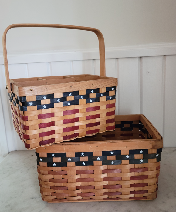 Patriotic BBQ Basket Set