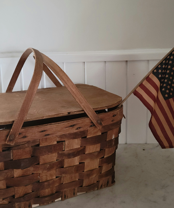 Primitive Picnic Basket