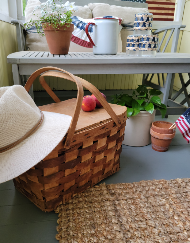 Primitive Picnic Basket