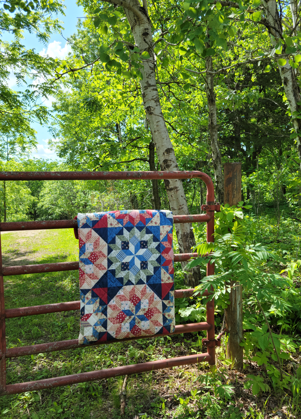 Patriotic Patchwork Quilt