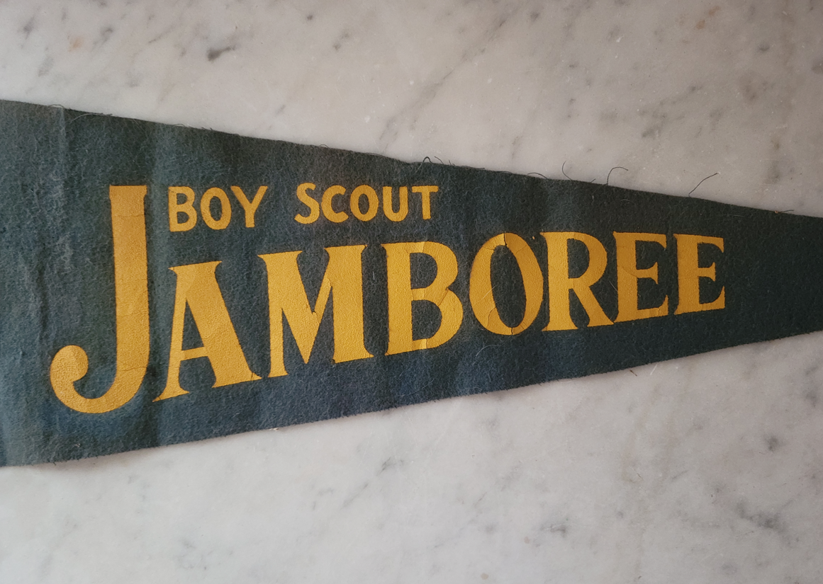 Boy Scout Jamboree Pennant Flag