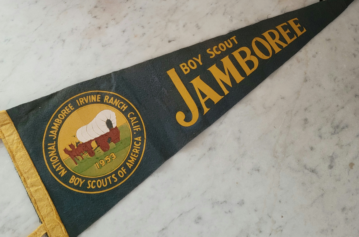 Boy Scout Jamboree Pennant Flag