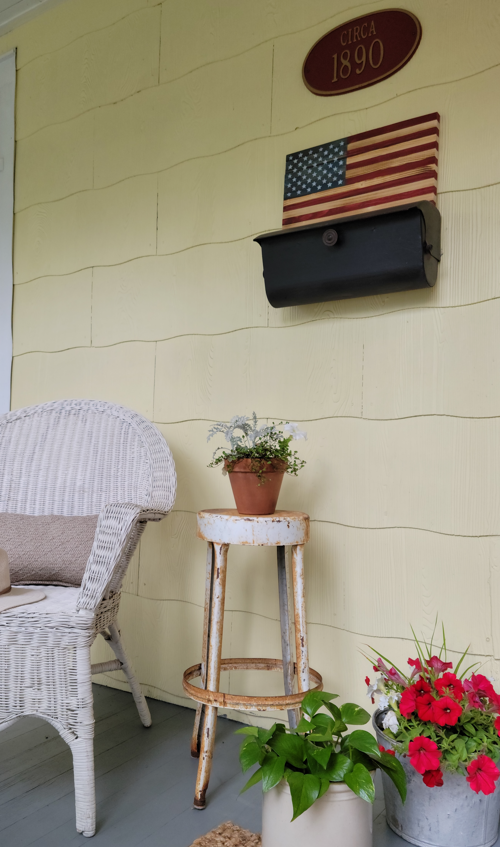 Rustic Wooden American Flag - Small