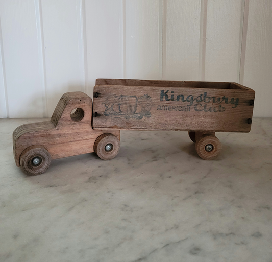 Kingsbury American Club Wood Toy Truck